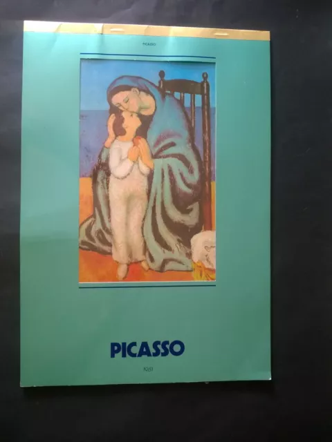 Calendario artistico Pablo Picasso 1981 - 12 riproduzioni bellissime