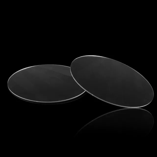 1X(Transparent  3mm thick Mirror Acrylic round Disc Diámetro:100mm  A2A3) 3