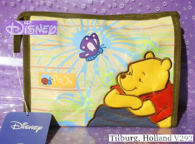 🧸 WINNIE POOH Vintage collezione Astuccio Portapenne Busta Portatutto Trousse