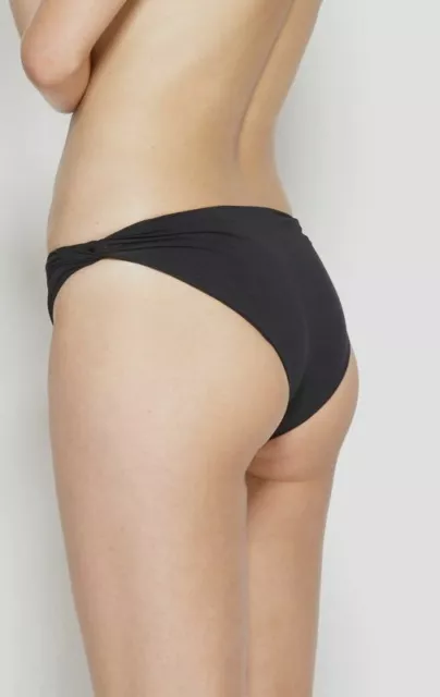 $153 Marysia Women's Black Venice Twisted-Side Bikini Bottom Swimwear Size Small 3