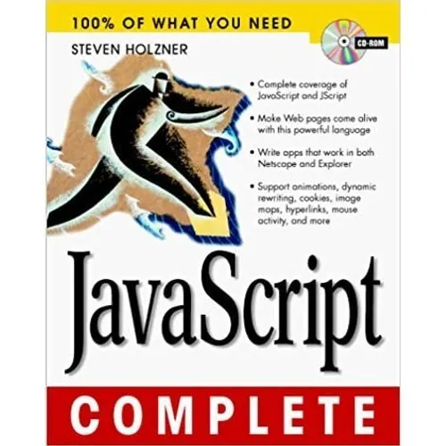 JavaScript Complet par  Holzner et Steven Paperback - TBE -  CD fourni