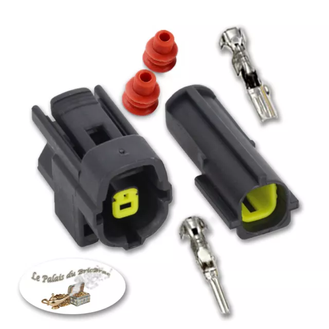 Kit Connecteur électrique / 1 voie - 12V étanche - Automobile Moto Bateau