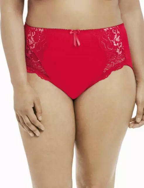 NWT$36  Elomi Amelia Brief Panty Sizes Medium Large 3XL Red Style #8745 NWT 2