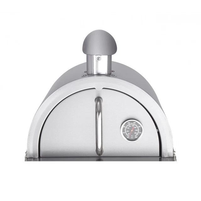 Allgrill Pizzaofen-Edelstahlhaube für MULTI-KULTI mit Kamin Pizzahaube