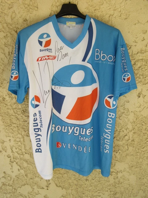 Maillot Cyclisme Vintage Nalini – Bouygues Telecom, Taille S, Manches Courtes, Occasion