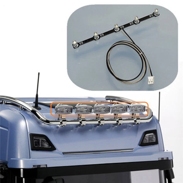 FARETTO ANTERIORE LAMPADA LED scheda PCB per camion 1/14 TAMIYA 