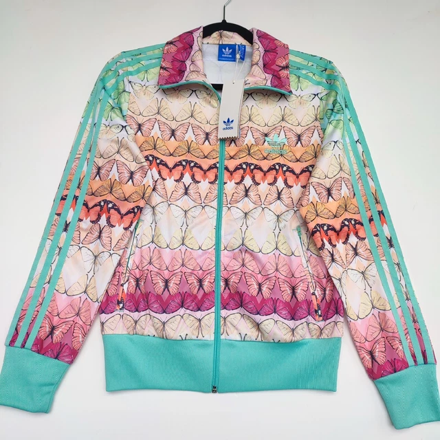 ADIDAS ORIGINALS BORBOFRESH Butterfly Tracksuit Top Jacket Women s UK Size 10 49.99 PicClick UK