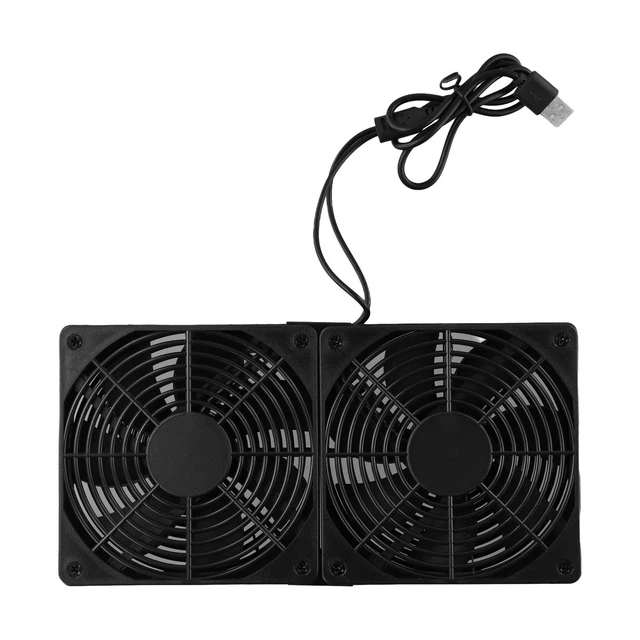 RELIABLE HEAT DISSIPATION USB Axial Radiator 120mm Dual Fan for AV ...
