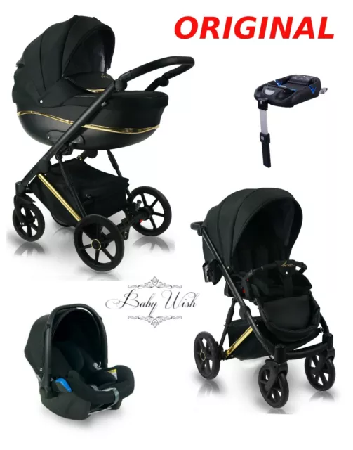 Bexa Next Bebé Cochecito 2in1 3in1 Capazo + Silla + Asiento de Coche + Isofix