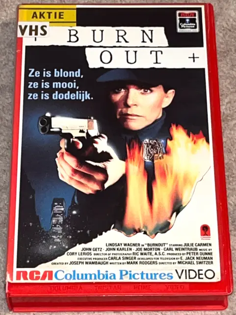 LINDSAY WAGNER POLICE STORY: BURN OUT John Getz DUTCH VHS TV MOVIE ...