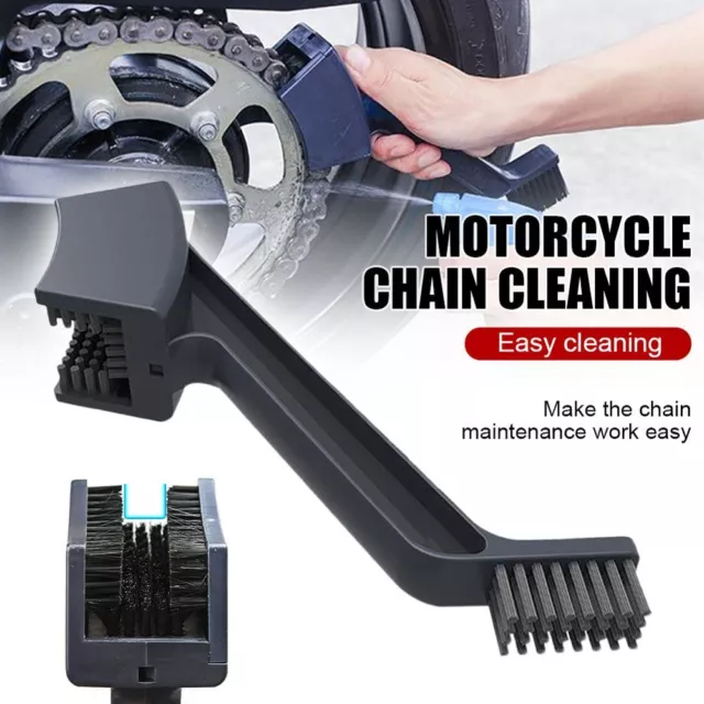 Motorcycle Bike Bicycle Motocross Motorbike Chain Wheel Cleaning Brush Cleaner