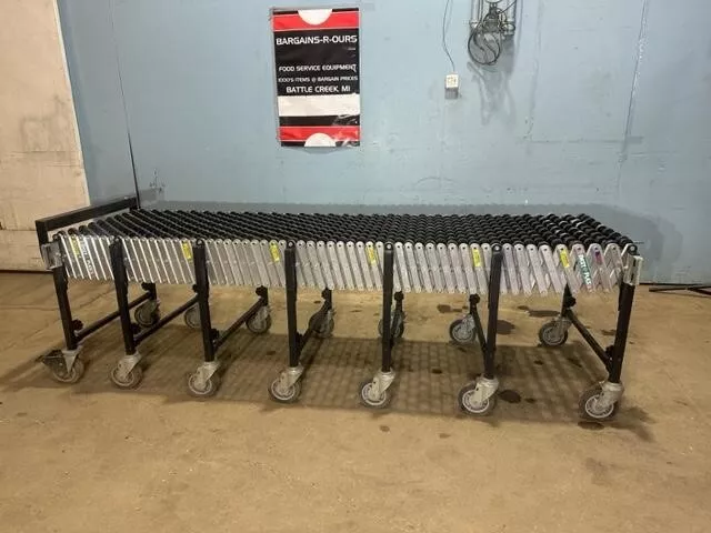 Best Flex 300 Expandable Flexible Gravity Skatewheel Conveyor 24" Wide 302" Long Best Flex 300 Expandable Flexible Gravity Skatewheel Conveyor 24" Wide 302" Long