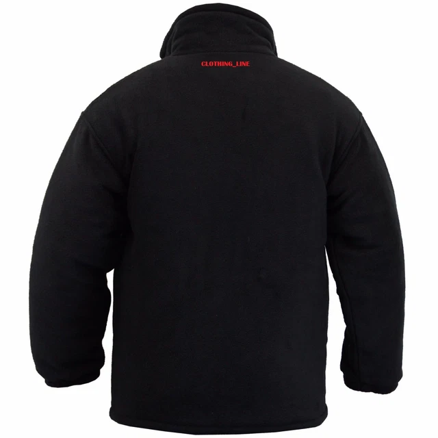 Mens Extra Thick Fleece Heavy Duty Work Jacket Padded Warm Winter Coat 3