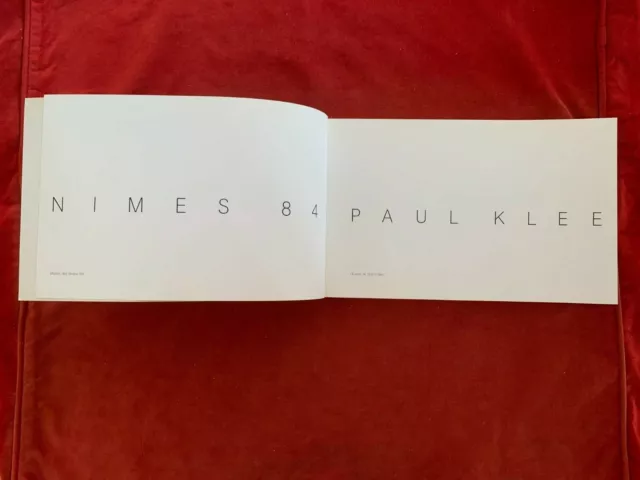 Art - Paul Klee - Catalogue Illustre - Exposition De Nimes - 1984