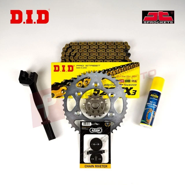 DID JT X-Ring Goldkette und Kettenrad Kit für Polaris 500 Predator 2003-2004