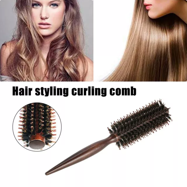 Antistatic Roller Comb Salon Round Hair Brush For Men Women Styling Detangling 2