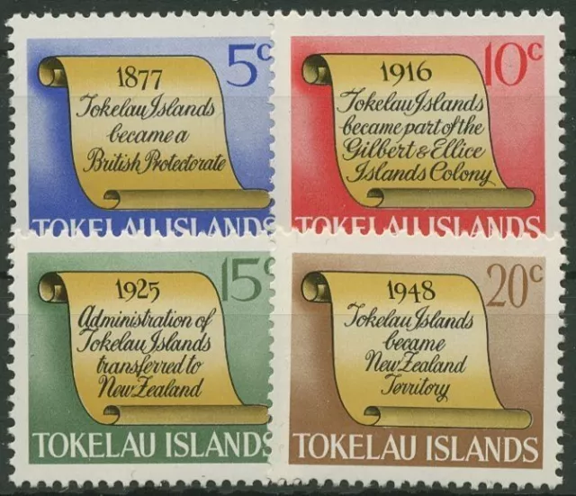 Tokelau 1969 Historische Ereignisse der Inselgruppe 9/12 postfrisch