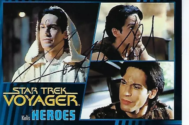 Joseph Will Signed 2015 Star Trek Voyager Heroes & Villains #52 - Kelis