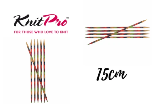 KnitPro Symfonie Double Pointu Aiguilles 15cm, 2mm-8mm Aiguilles