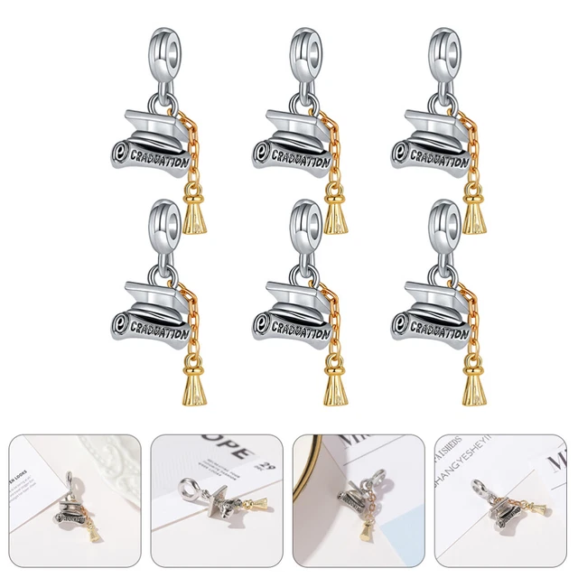 6 Pcs Tibetan Pendants Graduation Pendant Accessories Charms Bracelets Jewelry