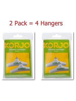 New Korjo Inflatable Coat Hanger Duopack Clothes Hangers-Good,Compact for Travel
