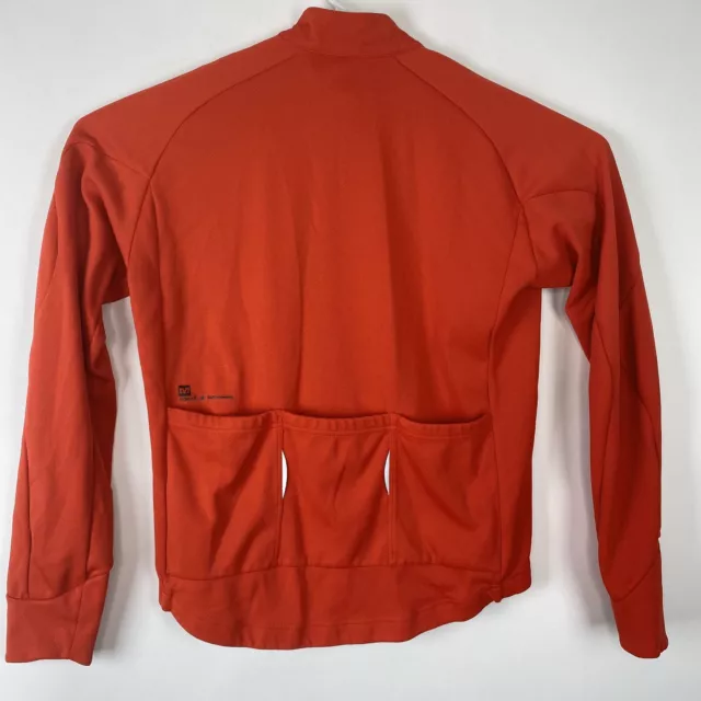 Mavic Womans Full Zip Cycling Jacket L Red Bike Bicycle Jersey Running 2