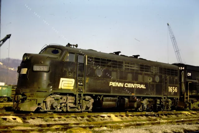 Penn Central Original kodachrome slide - PC 1656 _ Mingo jct 1976