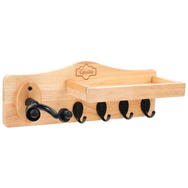 Support Mural En Bois D'acajou Pour Violon, Guitare, Ukulélé – Crochet De Rangement élégant Et Sûr