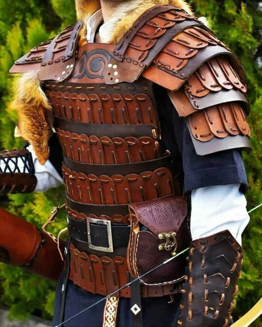 Plastron Cuir Médiéval Viking LARP SCA - Ottoman Breastplate - Neuf Fait Main