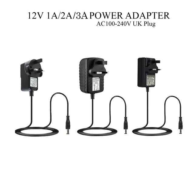 UK MAINS 12V 2A 1A Power Supply Switching Adapter Ac/Dc 100240V For Cctv Light £6.80 PicClick UK