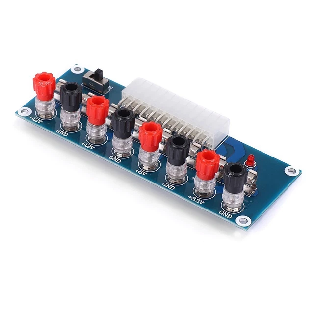 Langlebige ATX-Benchtop-Netzadapterplatine Power 128x48x30mm 24 Pin Break