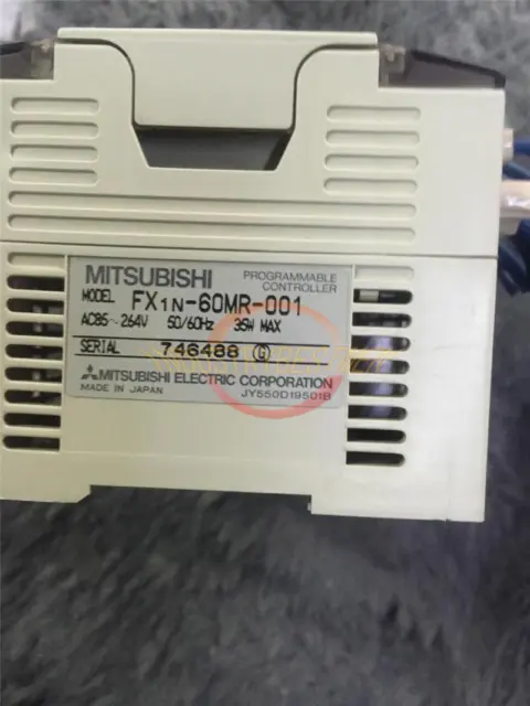 ONE Mitsubishi PLC FX1N-60MR-001 Tested Used