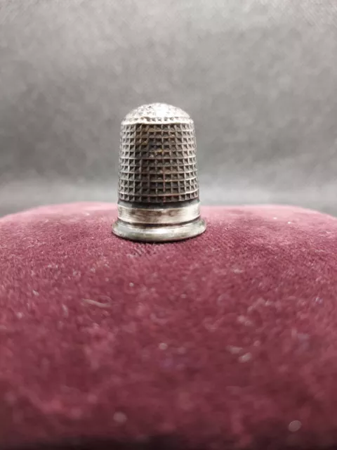 Charles Horner Sterling Silver Thimble