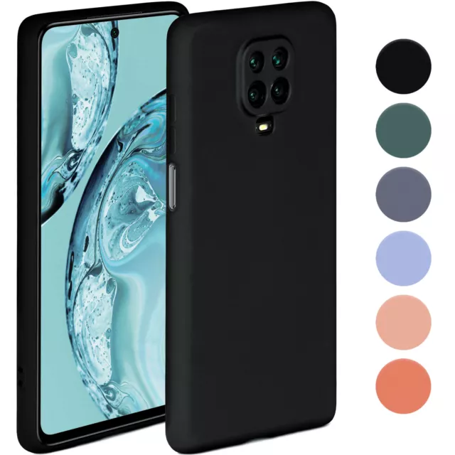 Handy Hülle für Xiaomi Redmi Note 9S Case Silikon Schutz Tasche Weich Soft Cover