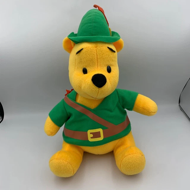 DISNEY WINNIE THE Pooh Robin Hood Panto Soft Plush Toy 14 Gift 6 99 