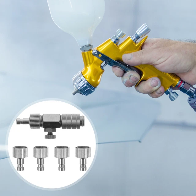 Adaptateurs D'aérographe Artillery - 5 Pièces Raccords Rapide 1/8'' - Pour Tuyau Aérographe Et Compresseur