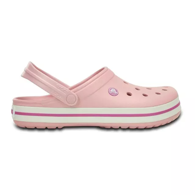 Crocs Crocband Clogs - Pearl Pink/Wild Orchid - Unisex - New Authentic