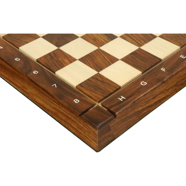 50mm Borderless Chess Board Golden Rosewood(Sheesham) & Maple BLACKFRIDAY SALE