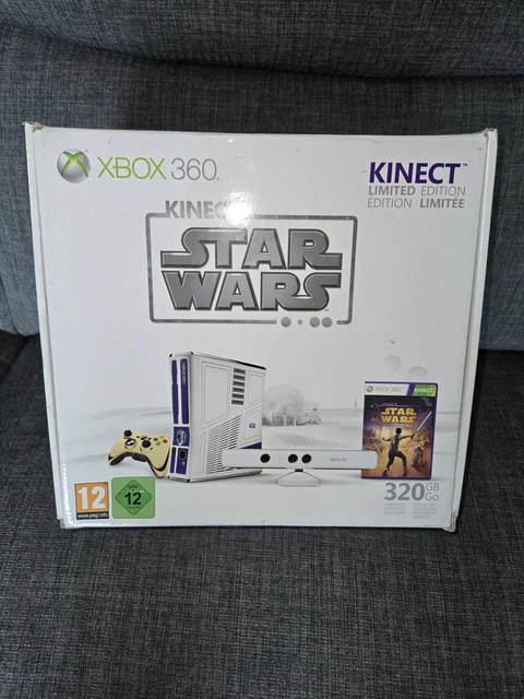 Console Xbox 360 320GB Kinect Star Wars Limited Edition Bundle R2-D2 C