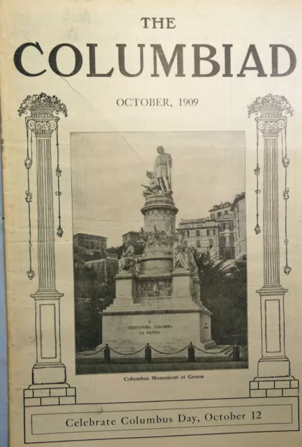 5 Issues 1909 Columbiad Magazine of the Knights of Columbus
