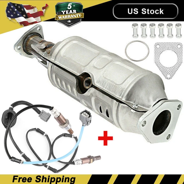 CATALYTIC CONVERTER WITH Up & Downstream O2 Sensor For 0307 Honda