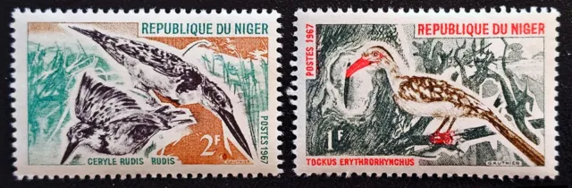 Niger 149-150 mint/MNH 1967 Birds