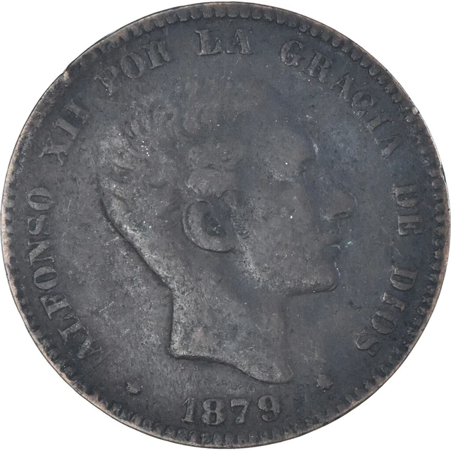 [#1336667] Monnaie, Espagne, 10 Centimos, 1879