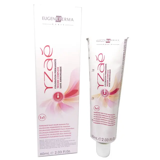 Eugene Perma Yzae Hair Color Cream Permanent without ammonia 60ml