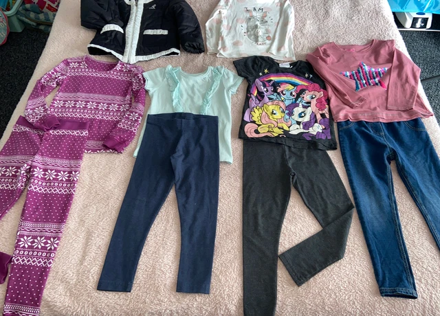 Pacchetto abbigliamento ragazze età 5-6 anni Next Kangol George ecc.