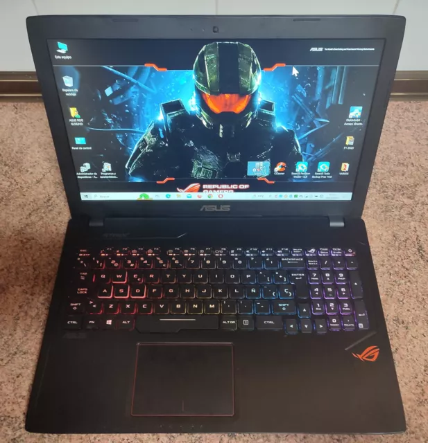 PORTATIL ASUS ROG GAMER GL553VD 15,6" 32GB INTEL i7 7700HQ NVIDIA 1050 SSD 1TB 2