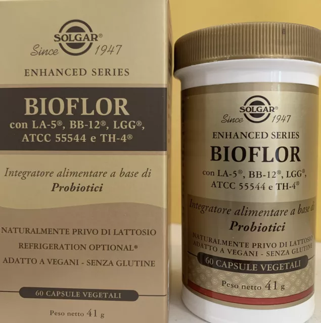 SOLGAR BIOFLOR 60 Capsule Vegetali 2 CONFEZIONI