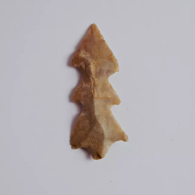 Neolithic Flint Carved Arrowhead Stone Age Britain War Relic 3000 B.c.