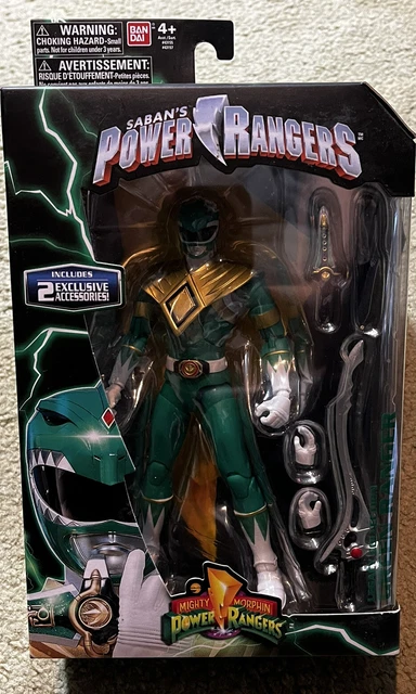 2016 New Bandai Power Rangers Mighty Morphin Green Ranger MIB Saban’s Legacy Mib