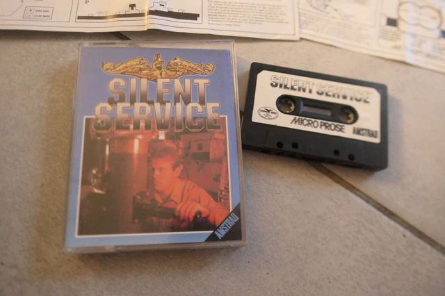 Jeu Amstrad CPC 464 – GUNSHIP – Microprose – Action Aventure – Bon État